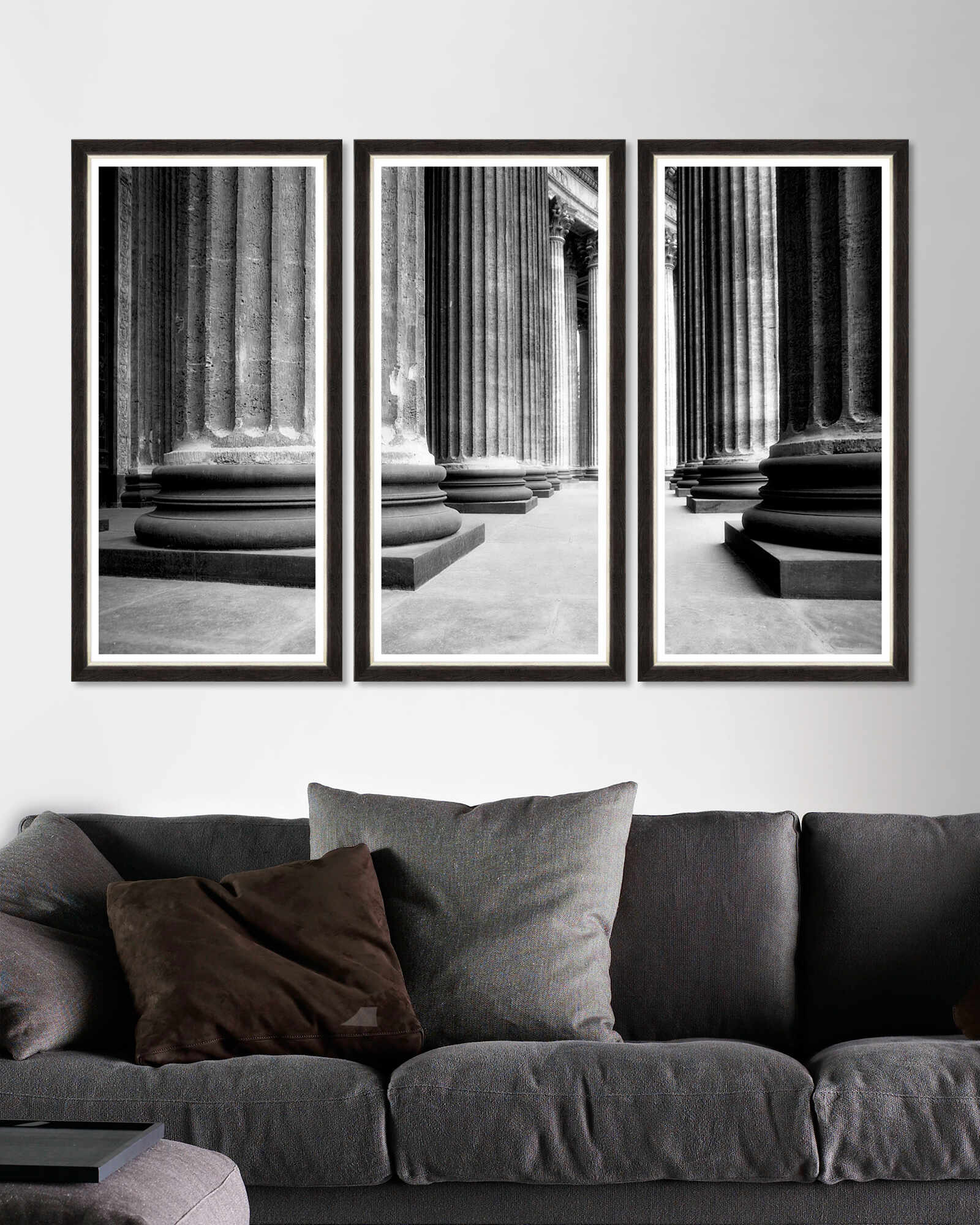 Tablou 3 piese Framed Art Church Colonnade Triptych
