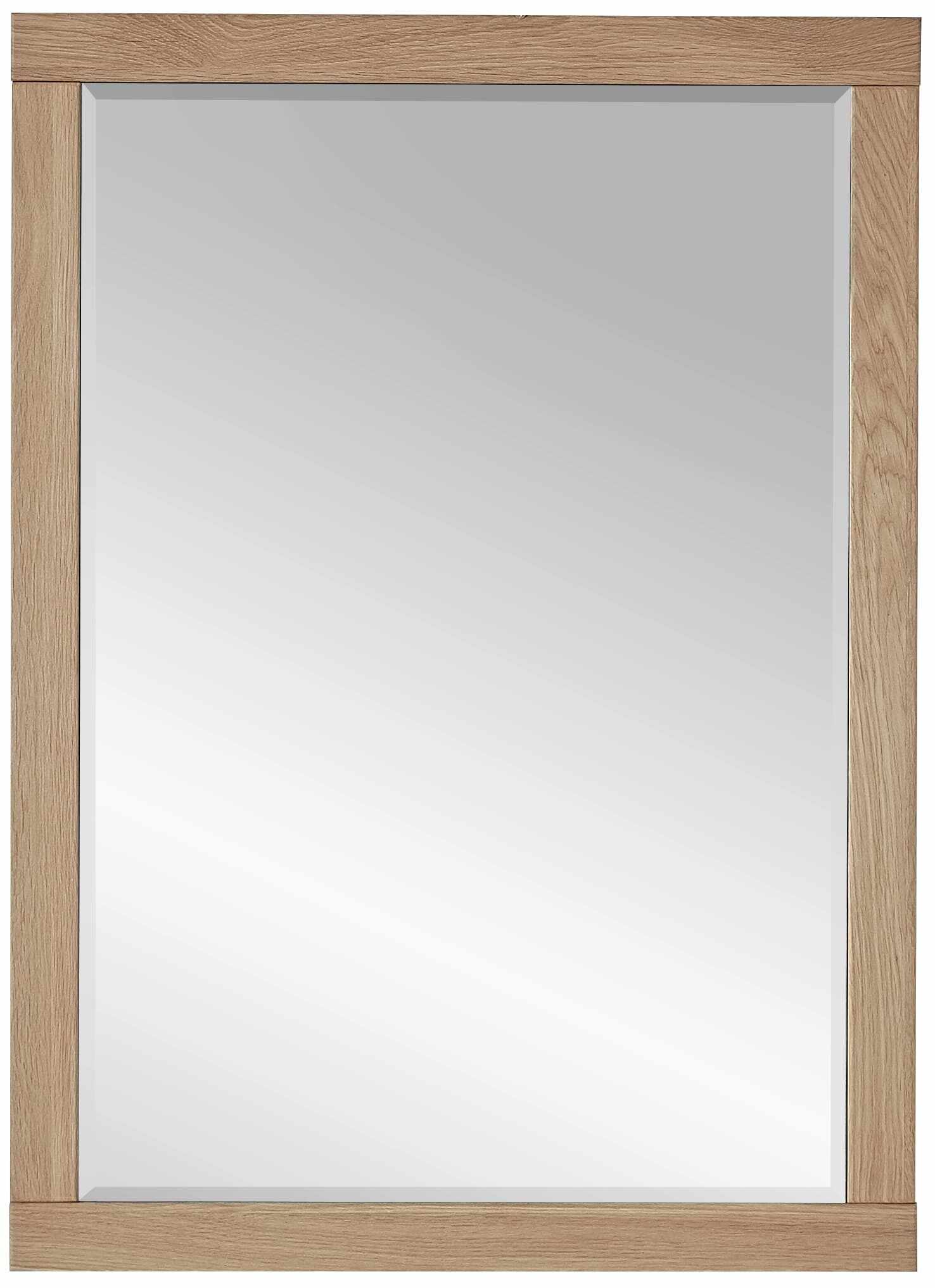 Oglinda din pal si MDF, Archi Natur, l65xH90 cm