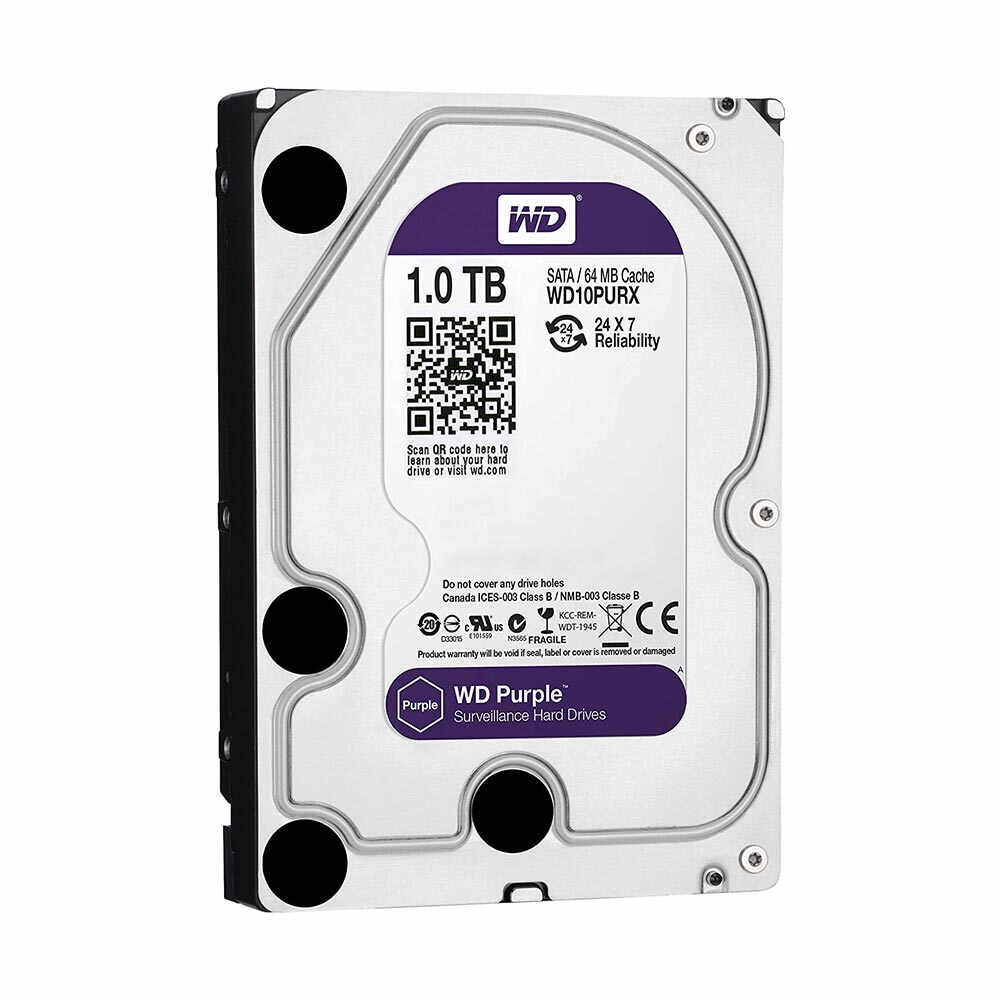 Hard Disk Western Digital Purple WD10PURX, 1TB, 64MB, 5400RPM