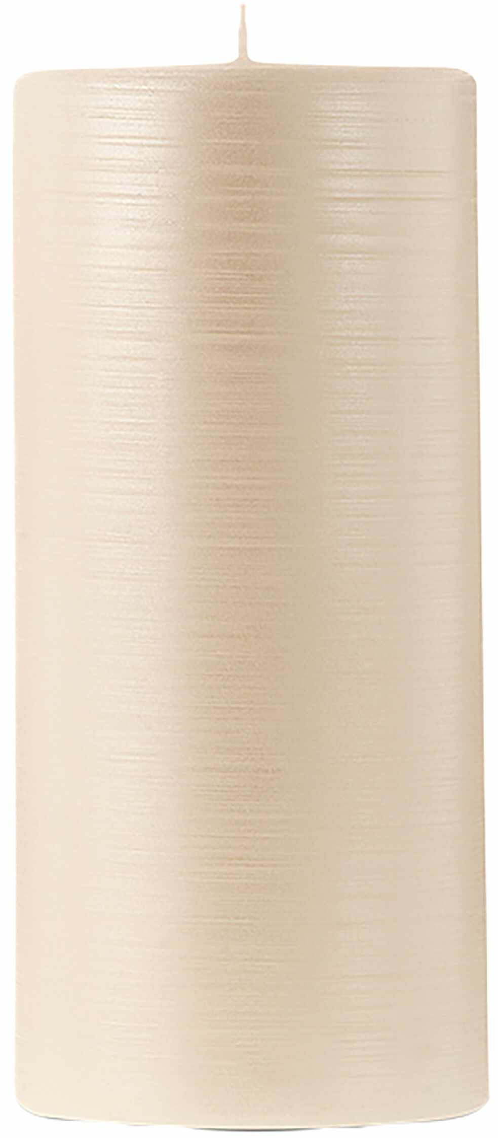 Lumanare La Francaise Colorama de Fetes Cylindre d 7cm h 15cm 25 ore alb perlat