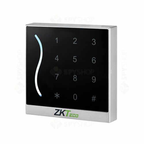 Cititor de proximitate RFID cu tastatura ZKTeco PROID30-B-WG-2, Wiegand, MF, 13.65 MHz, cod PIN, interior/exterior