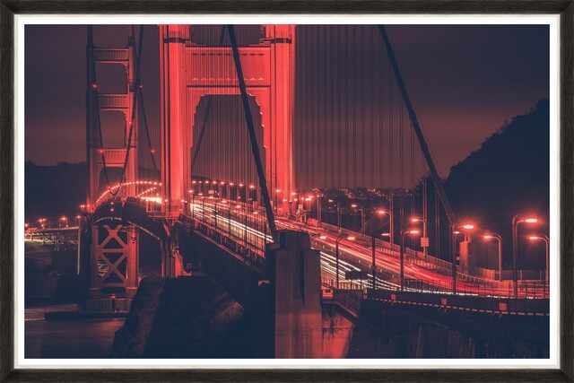 Tablou Framed Art Golden Gate Lights