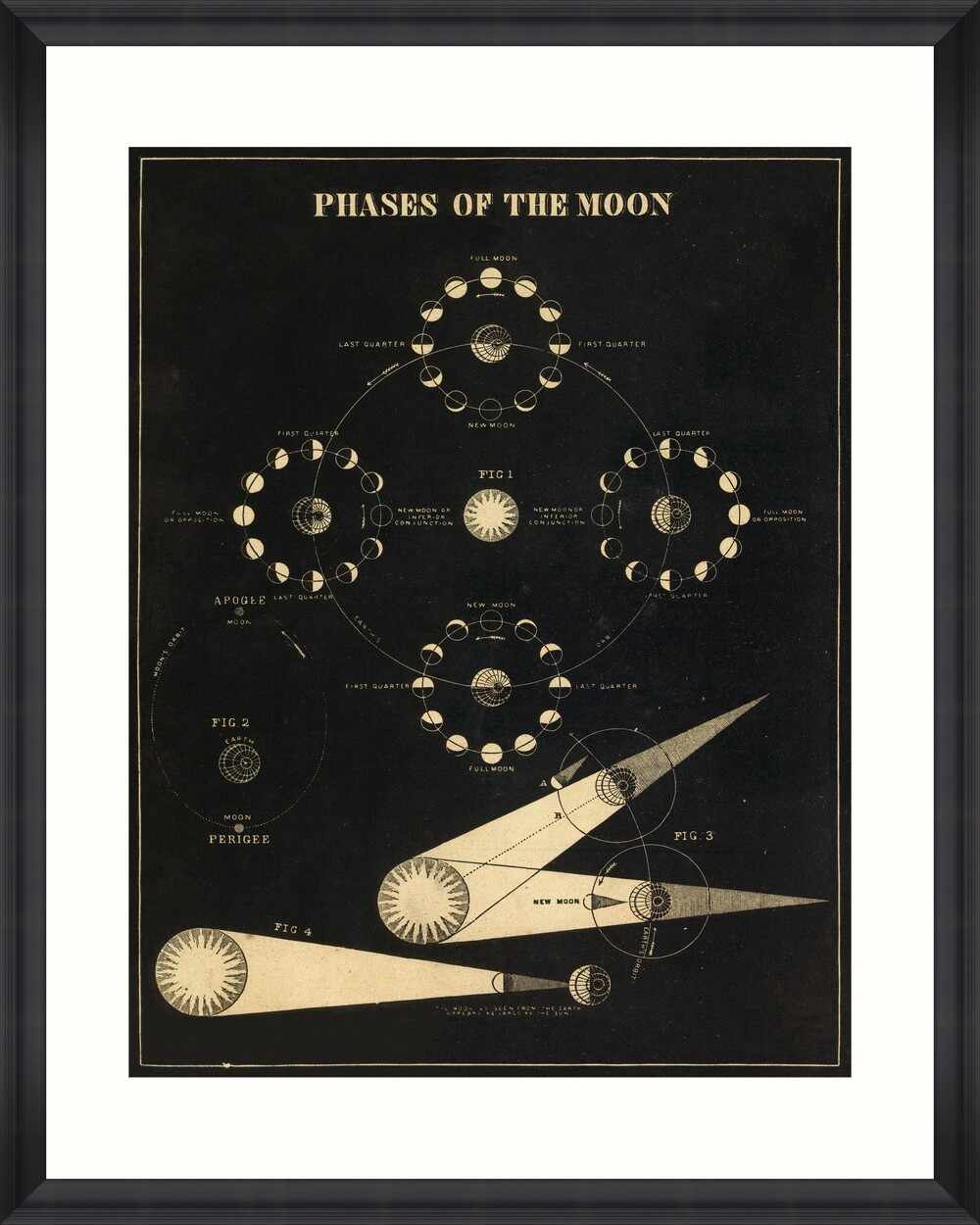 Tablou Framed Art Phases Of The Moon
