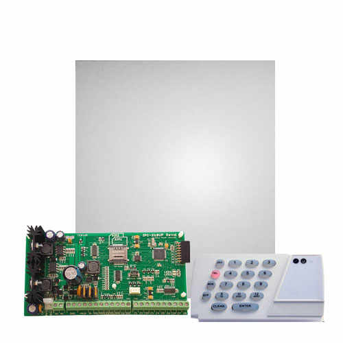 Centrala alarma antiefractie Instant Power Version IPC-210UP cu tastatura LED, 2 partitii, 8 zone, 32 utilizare