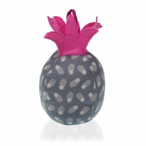 Opritor de usa Pineapple, Versa, 13x13x22 cm, textil, roz