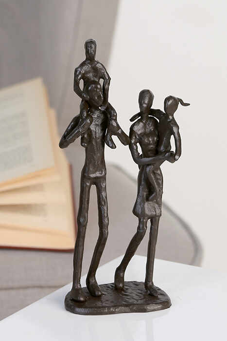 Figurina FAMILY, metal, 22x10X6 cm