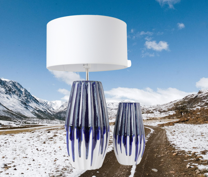Set 1 Lampa cu Vaza MOONEYE, ceramica, 40 30 cm