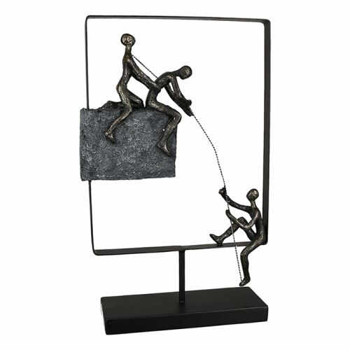 Figurina Power, rasina, bronz gri, 7x35x27 cm