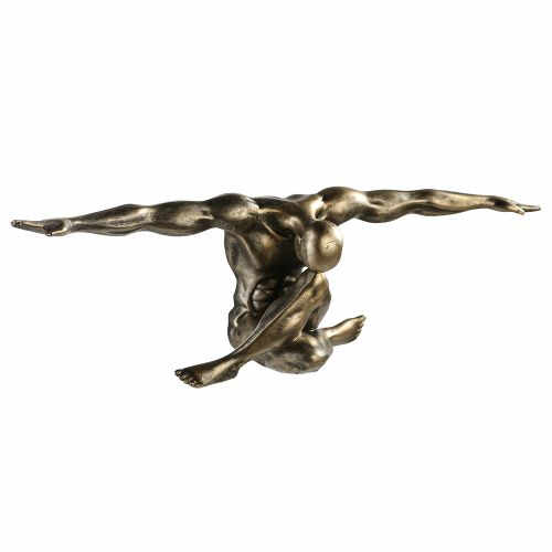 Figurina Cliffhanger, rasina, bronz, 61x20 cm