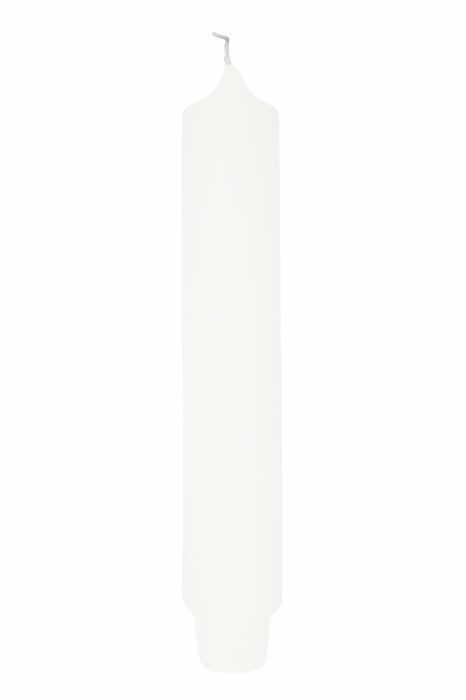 Lumanare Candle, Parafina, Alb, 25x3 cm