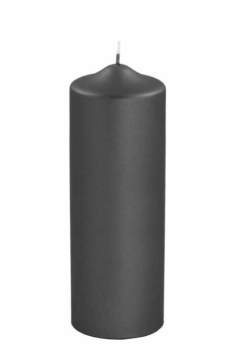Lumanare Candle, Parafina, Negru, 25x8 cm