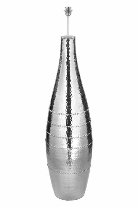 Picior lampa de podea Bardo, Aluminiu nichelat, Argintiu, 35x35x30 cm