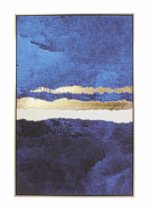 Tablou Bold 22613, Canvas MDF, Multicolor, 82.6x4.3x122.6 cm
