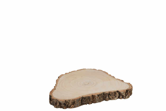 Disc lemn PAULOWNIA, Lemn, Natural, 29x27.5x3.5 cm
