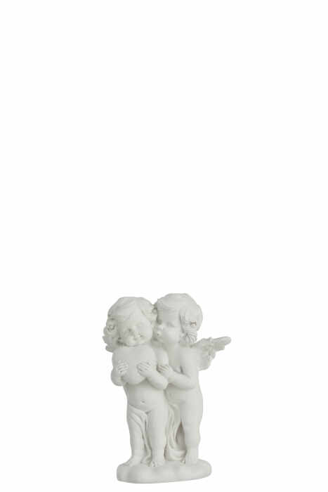 Figurina inger Angel, Compozit, Alb , 10.5x7.5x16 cm