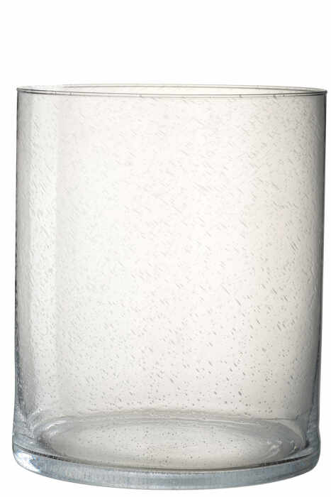 Suport lumanari, Sticla, Transparent, 22x22x26.5 cm