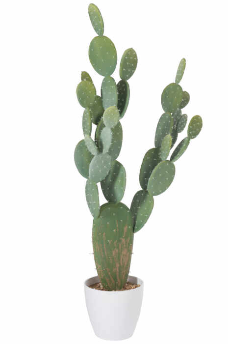 Cactus artificial, Plastic, Verde, 60x24.5x130 cm