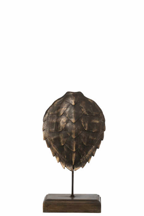 Figurina Shell, Compozit, Bronz, 19x11x35.5 cm