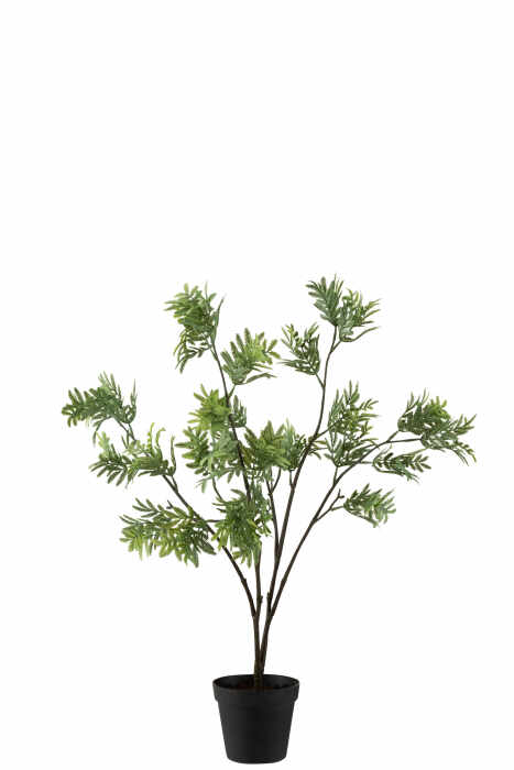 Planta in ghiveci, Plastic, Verde, 15x15x73 cm
