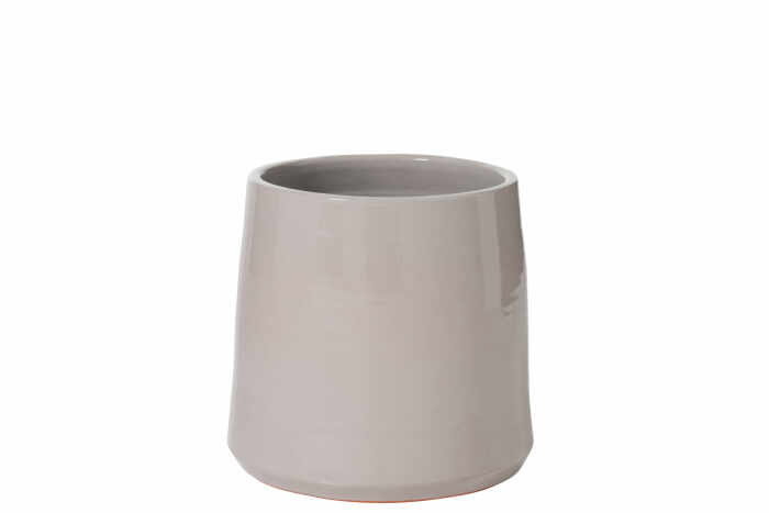 Ghiveci, Ceramica, Gri, 29x29x26 cm