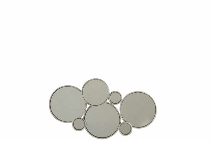 Oglinda, Sticla, Argintiu, 57x5x32.5 cm