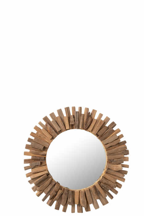 Oglinda, Sticla, Natural, 60x7x60 cm