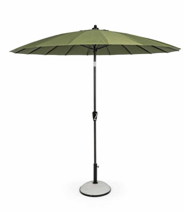 Umbrela Atlanta, Aluminiu, Verde, 270x240 cm
