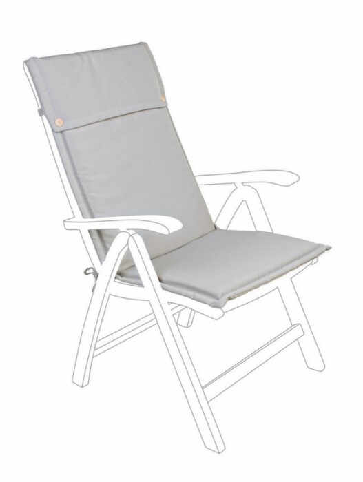 Perna pentru scaun Poly180, Poliester, Gri, 50x120x3 cm
