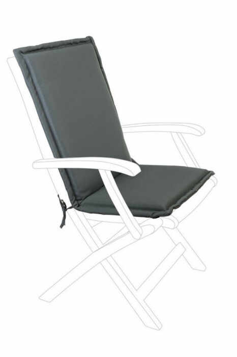 Perna pentru scaun Poly180, Poliester, Negru, 45x94x3 cm