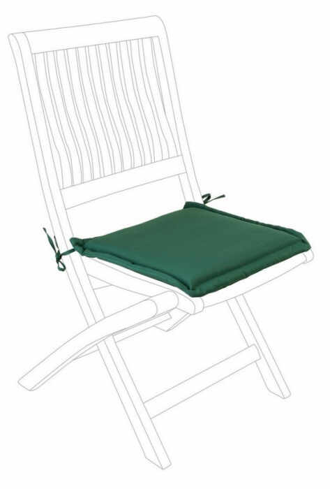 Perna pentru scaun Poly180, Poliester, Verde, 42x42x3 cm
