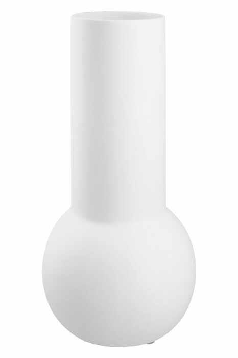 Vaza Quantum, Ceramica, Alb, 42x18.5 cm