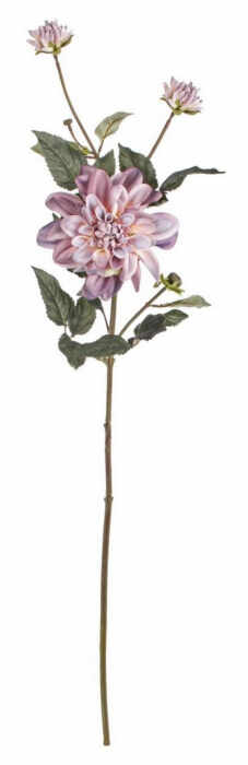 Floare decorativa, poliester plastic sarma, mov, 13, 5x80cm