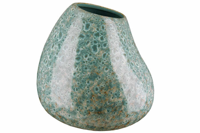 Vaza Organic, Ceramica, Verde, 21x19x19 cm