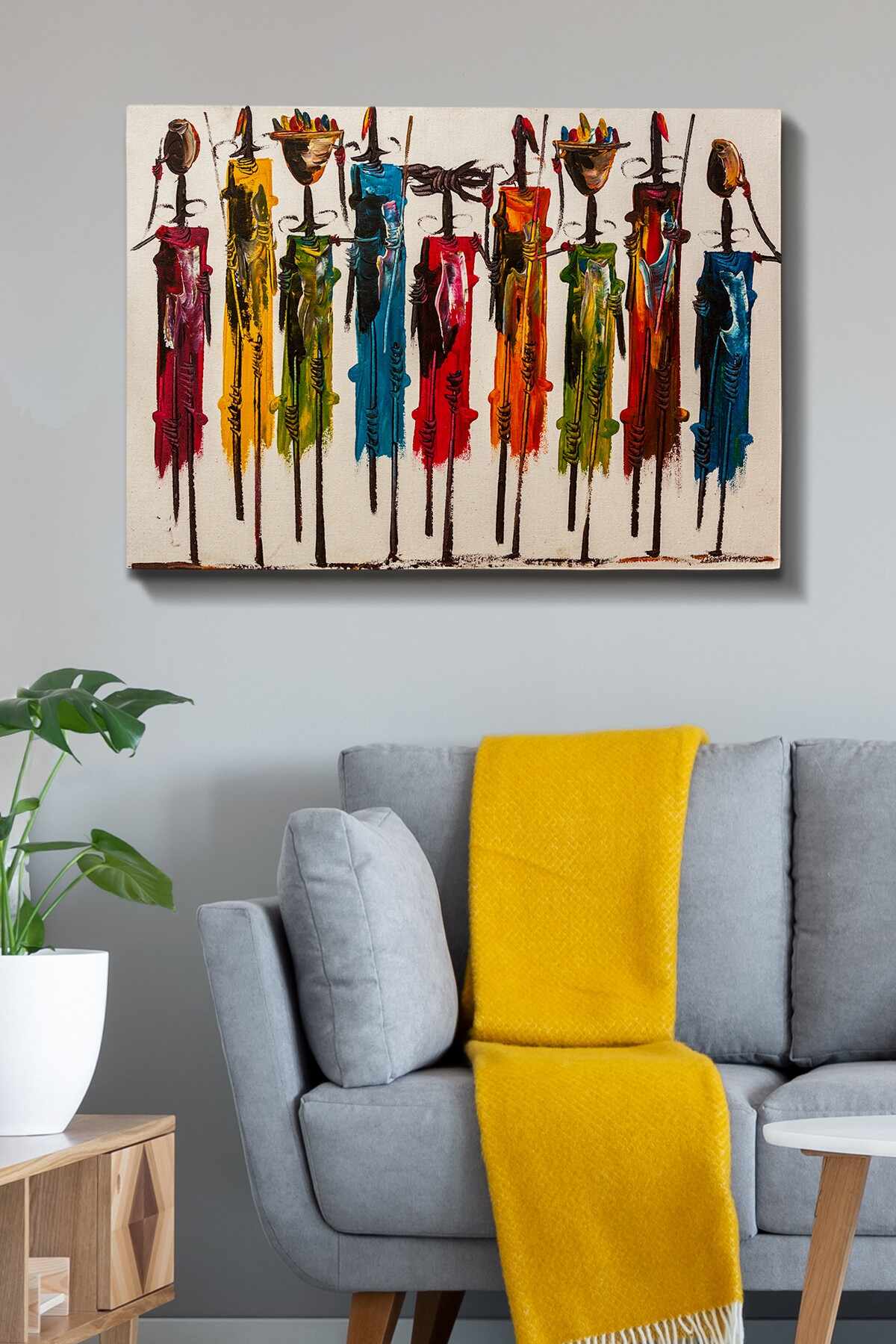 Tablou Canvas Maelys Multicolor, 100 x 70 cm