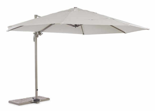 Umbrela de soare ORLAND, poliester, nisipiu, 350x270cm