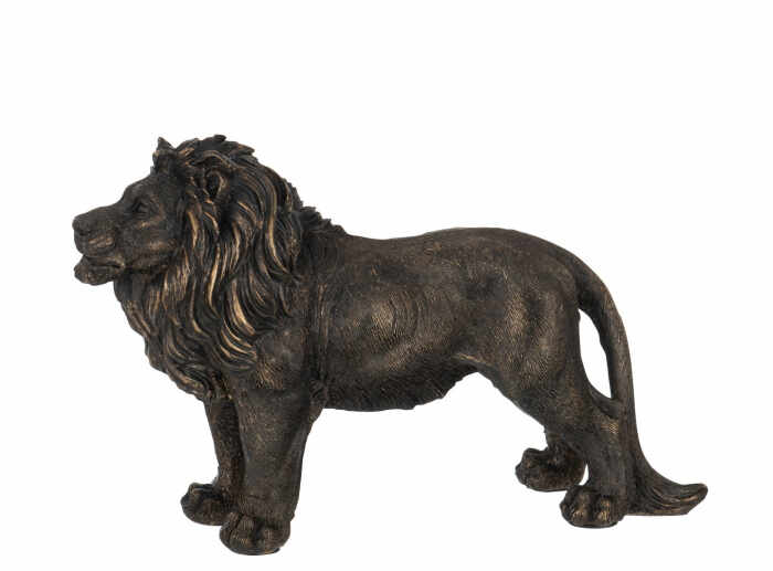 Figurina Lion, Rasina, Bronz, 32.5x10x20.5 cm