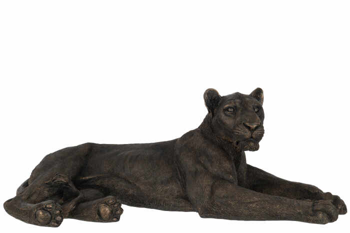 Figurina Lionin, Rasina, Bronz, 79x38.5x29 cm