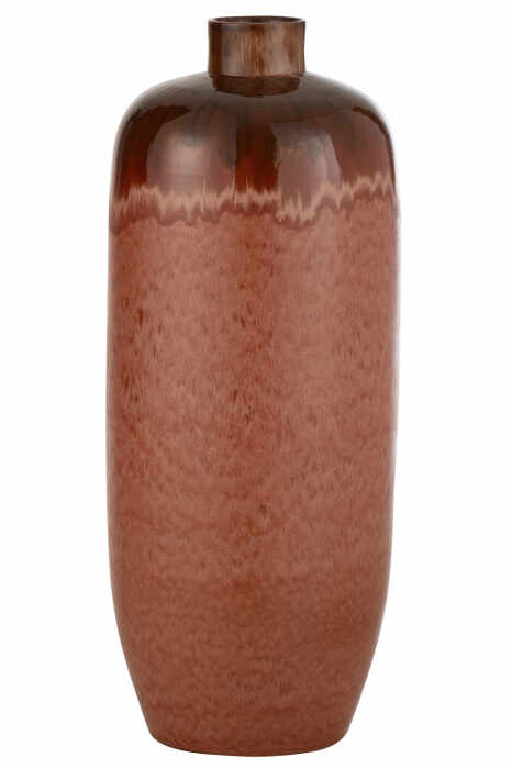 Vaza Aline, Ceramica, Rosu, 32x32x89 cm