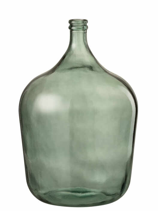 Vaza Carafe, Sticla, Verde, 37x37x56.5 cm