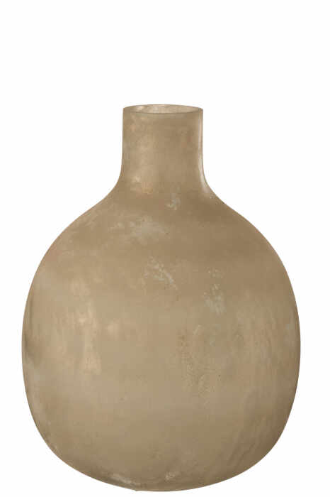 Vaza Soda, Sticla, Auriu, 31x31x43 cm