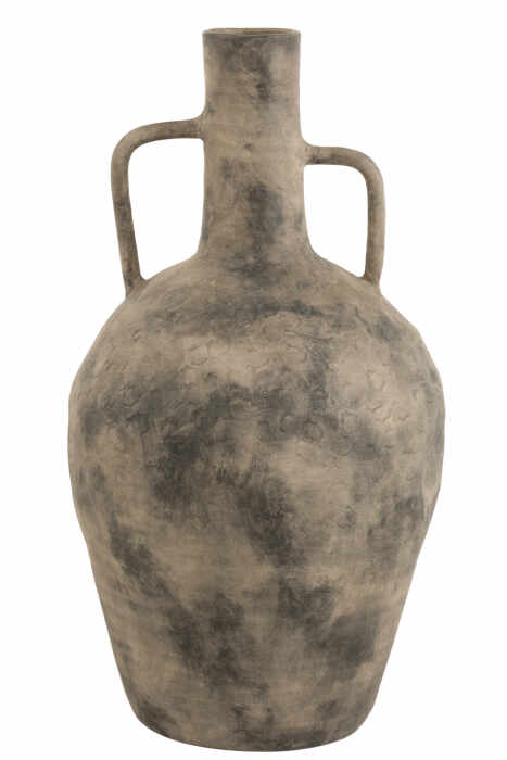 Vaza Spotted, Ceramica, Maro, 36x36x69 cm