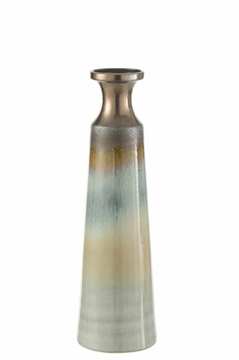 Vaza Transition, Ceramica, Albastru, 19x19x63.5 cm