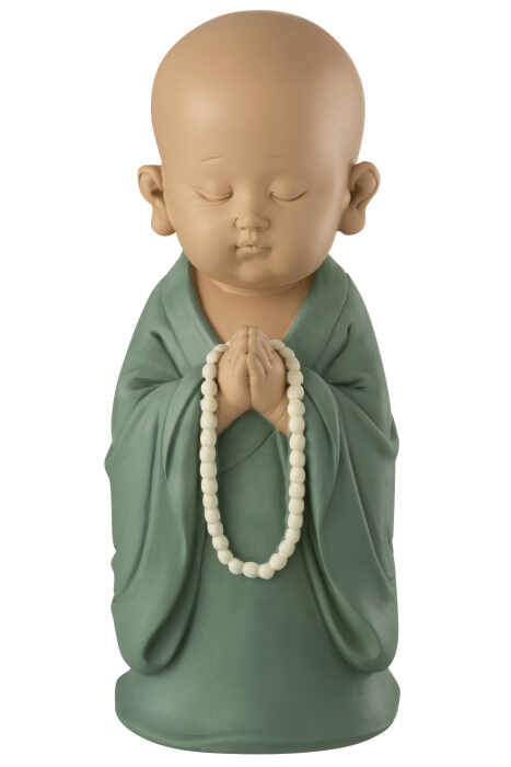Figurina Monk, Rasina, Albastru, 14x13x32 cm