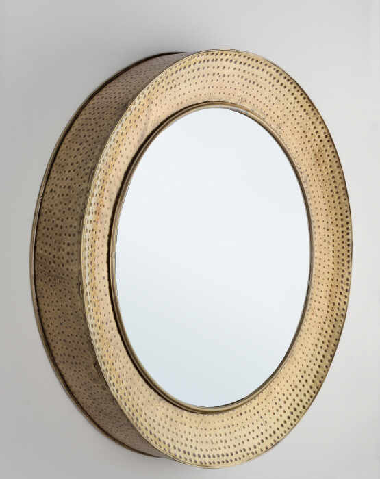 Oglinda Adara, Metal Sticla, Auriu, 80x11 cm