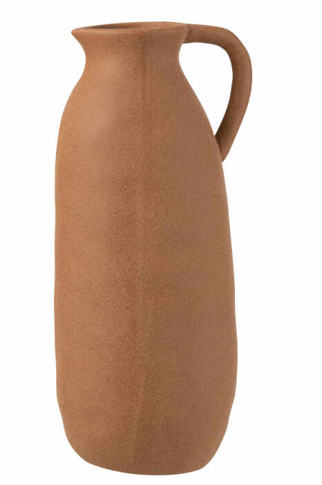 Vaza, Ceramica, Portocaliu, 15x13x36