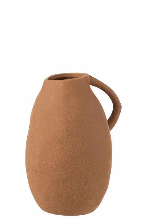 Vaza, Ceramica, Portocaliu, 18x15x25