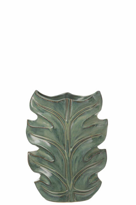 Vaza, Ceramica, Verde, 25x12x35