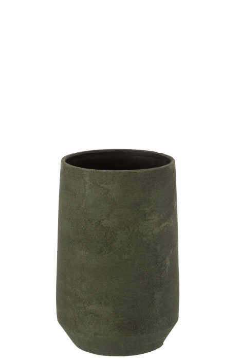 Vaza, Ceramica, Verde, 20x20x25