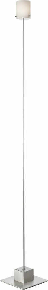 Lampadar Slim II, metal/sticla, argintiu, 15 x 120 x 15 cm, 13w