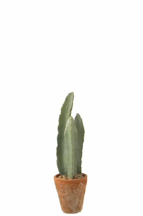 Cactus, Material sintetic, Verde, 15x15x48